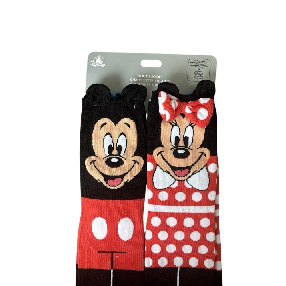Disney park 7 Pack Youth Socks Size M 10-13 NWT Gift Collectible Exclusive New